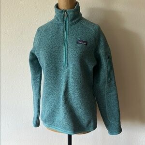 Patagonia sz S Better Sweater half zip Women's Sweater jacket great pre owned